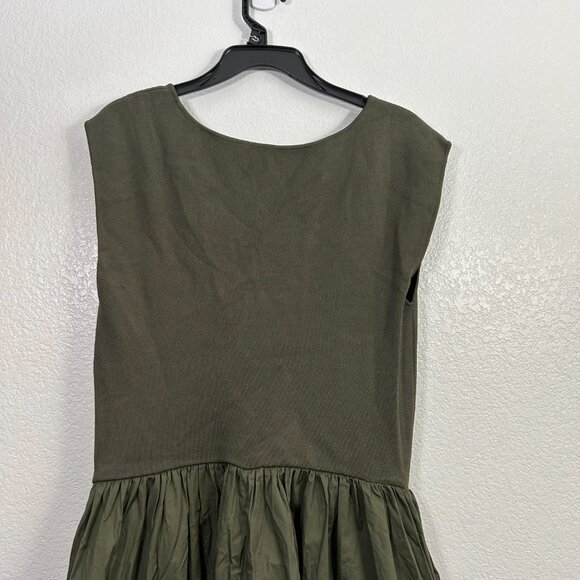 Universal Standard Sleeveless Chloe Combo Midi Dress Mixed Media - Picture 6 of 7